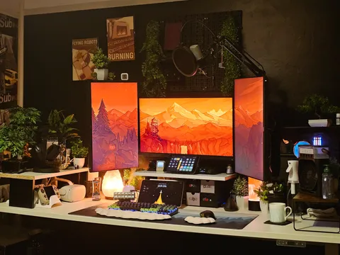 Added a touch of greenery to my station