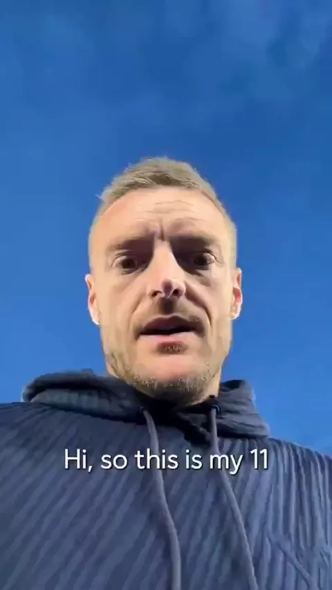 Jamie Vardy names his all-time Leicester XI. None of his current teammates was included.