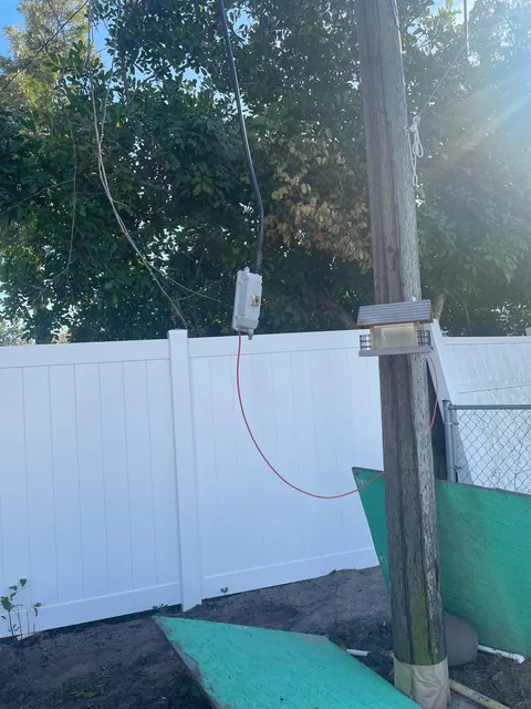 Neighbors got their Internet replaced, Internet guys left this in our yard