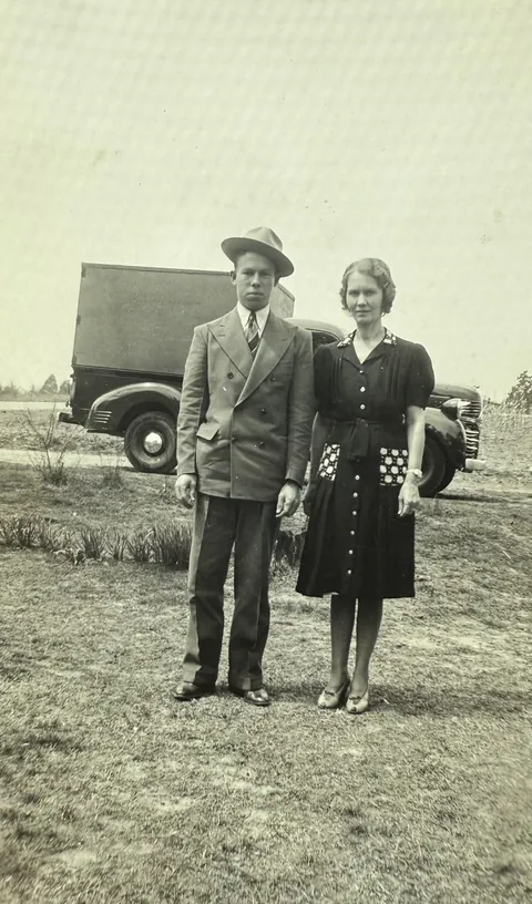 Great uncle and great grandmother, 1940s