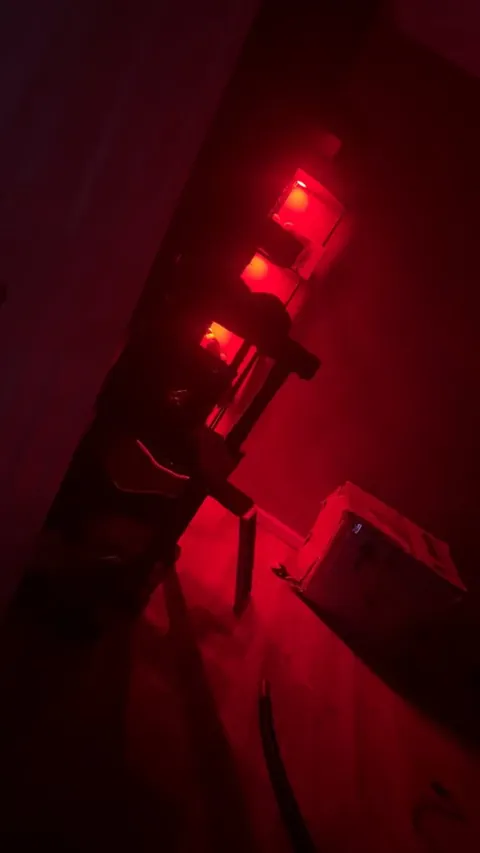 Someone is knocking on my windows.