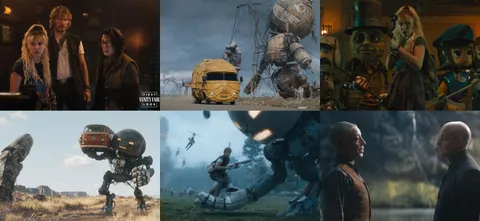 First Images from the Russo Brothers' 'The Electric State' - An orphaned teenager traverses the American West with a sweet but mysterious robot and an eccentric drifter in search of her younger brother.