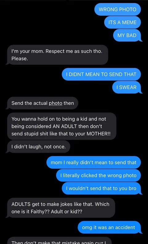 ummm I sent the wrong photo to my mom