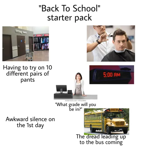 "Back To School" starter pack