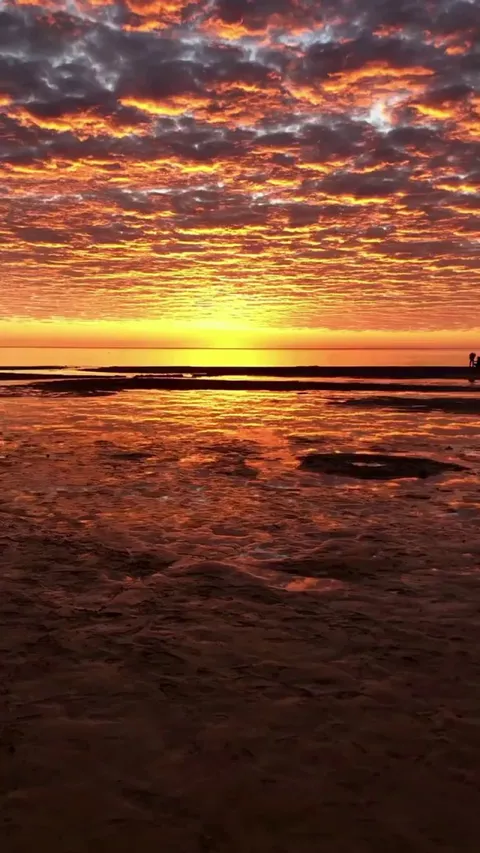 🔥 Water so still, feels like I'm walking on clouds