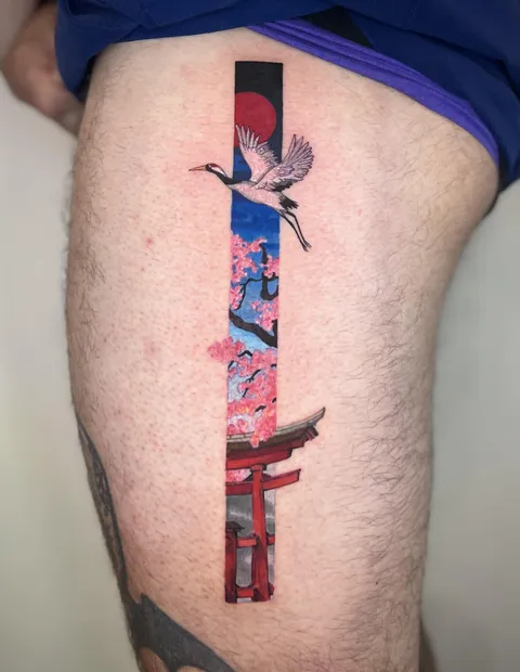 Japanese Panel by Tham, Tooth and Nail Tattoo, Singapore