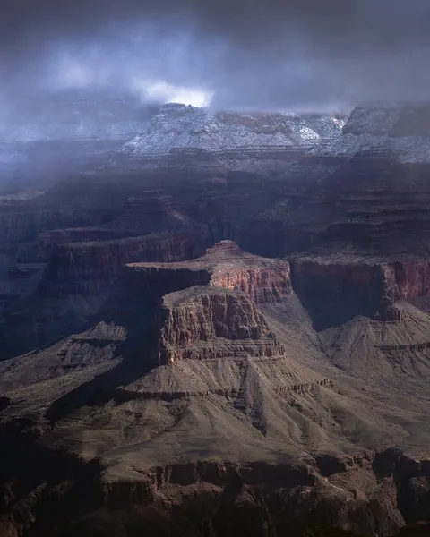A Snowy Grand Canyon [OC] [1080x1350]