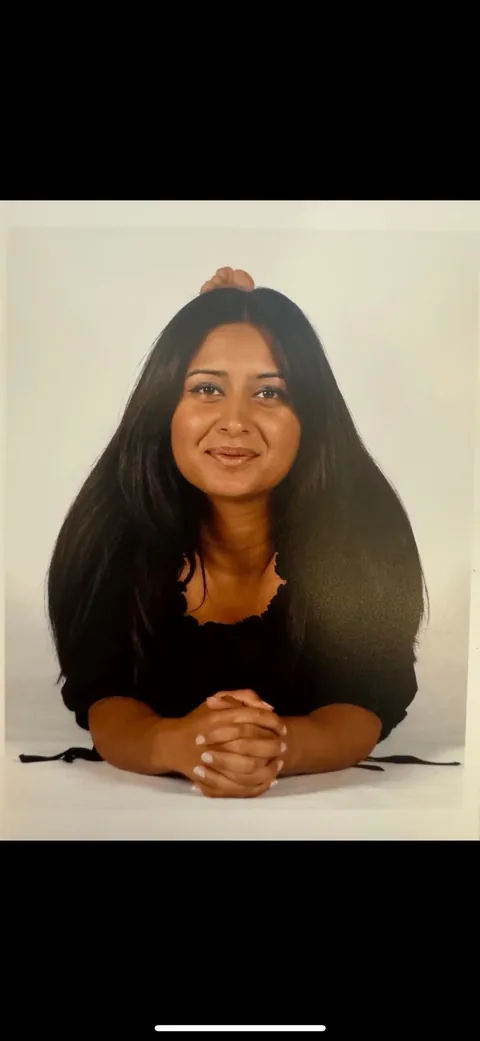 My mum doing a photoshoot (1999)