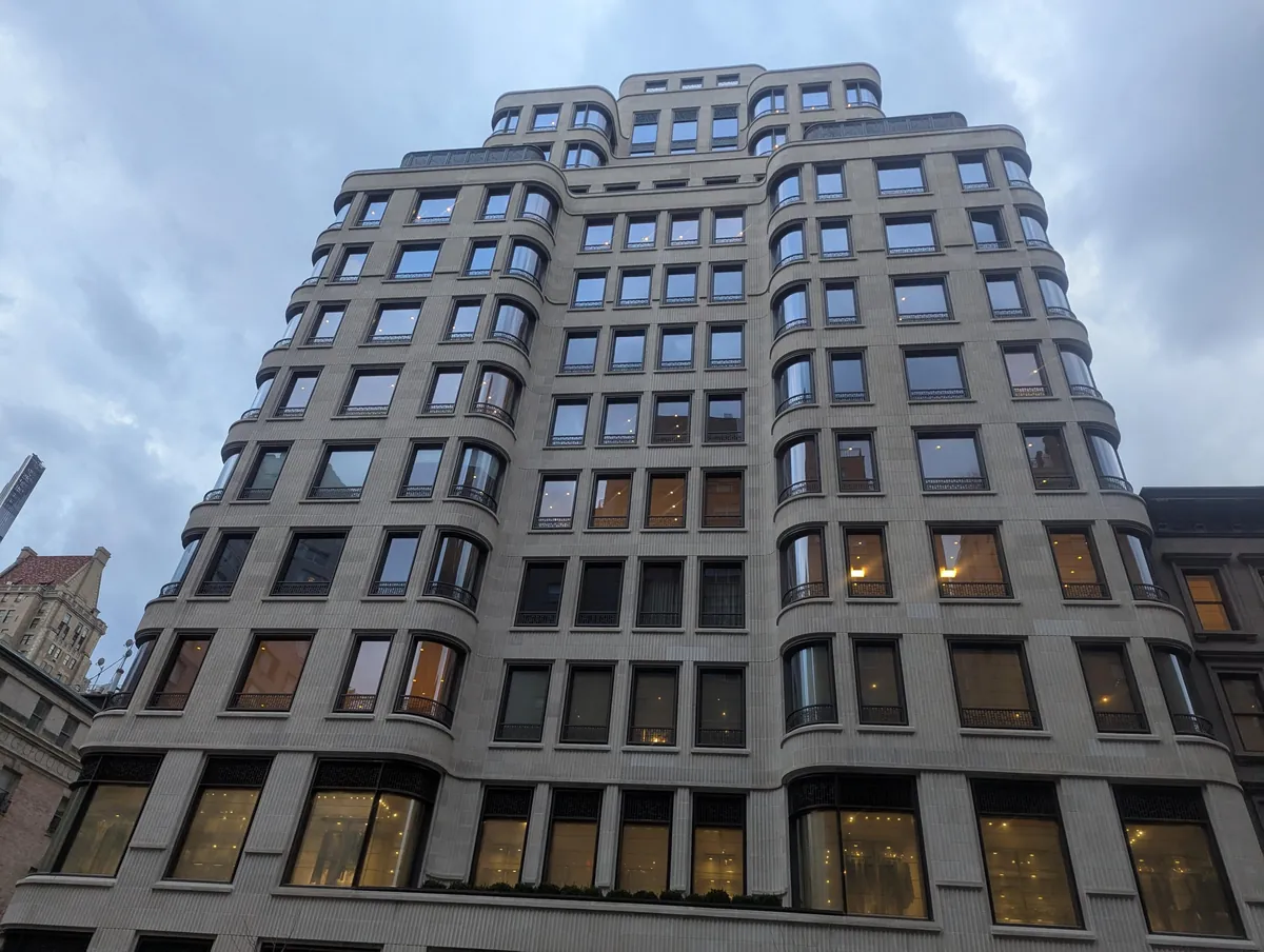 Brand new mixed use building in Manhattan