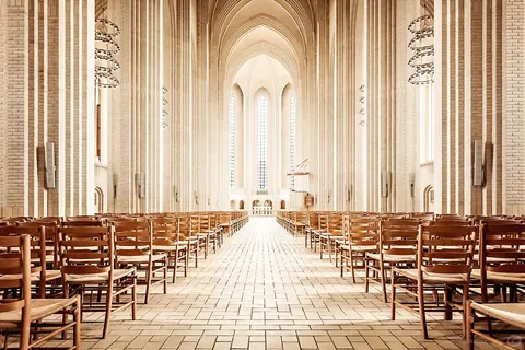 Grundtvig's Church in Copenhagen, Denmark