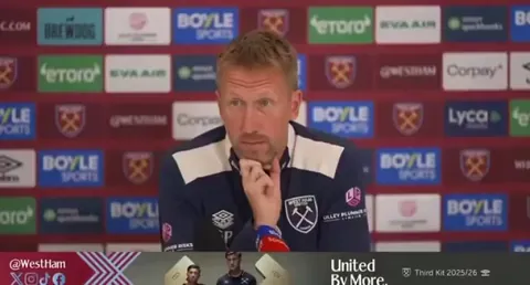 Graham Potter when asked if he is aware of the current face swap trend where Potter's face is swapped with almost anyone's. "Yes, I am, it made my 15 year old son laugh a lot"