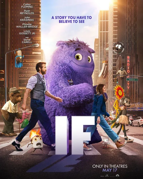 Official Poster for John Krasinski's 'IF'