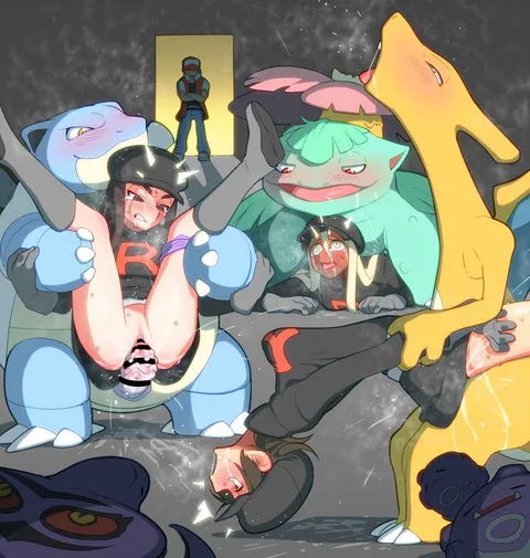 Raiding the Rocket hideout! (yuuri splatoon)