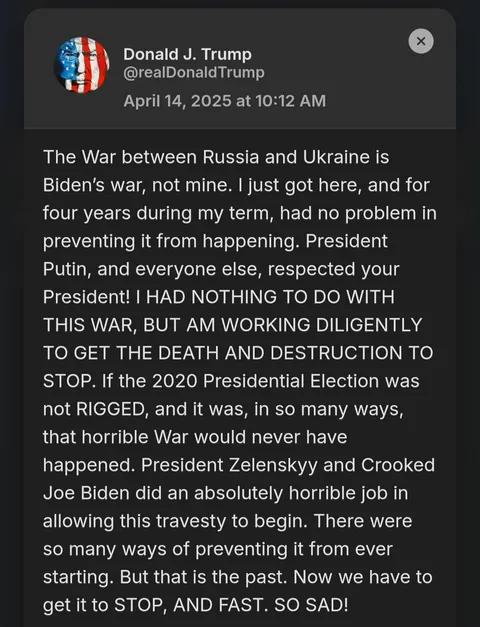 Back to blaming Biden &amp; Ukraine for the Russian invasion.