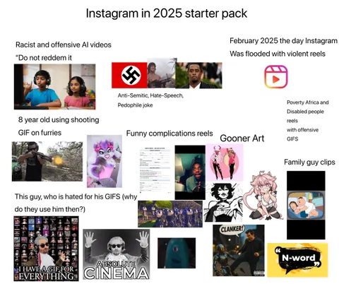 Instagram in 2025 starter pack