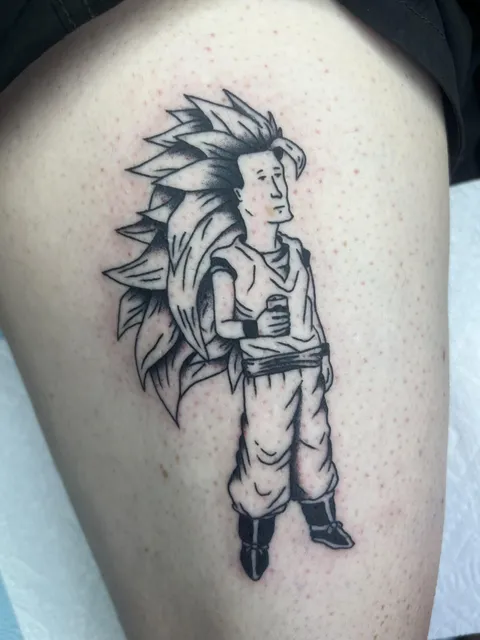 SSJ3 Boomhauer, done by Alex at 510 Villa Heights in Charlotte, NC