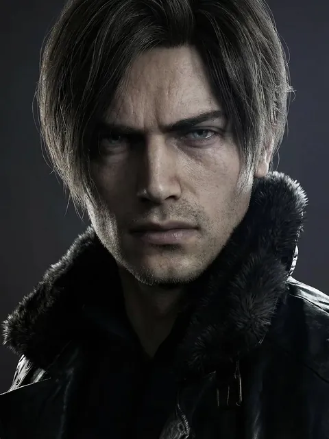 Leon’s new design aims to appeal to male gamers by showing that, like many of us, he too can’t grow decent facial hair