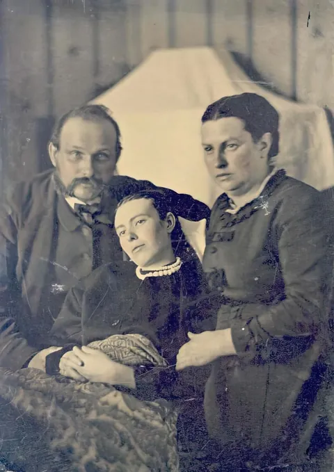 Postmortem photographs from the mid-19th century to the early 20th century showing how families preserved memories of their loved ones when photography was still a new and rare art