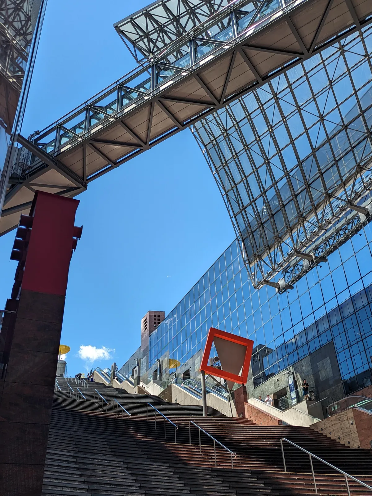 Always love when I have a few hours to kill in Kyoto Station, my second favorite train station in Japan!