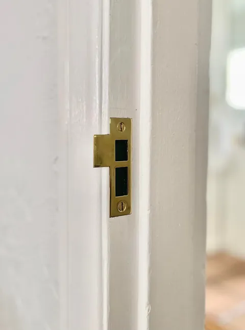 Finally got around to fixing my mortise lock strike plate.