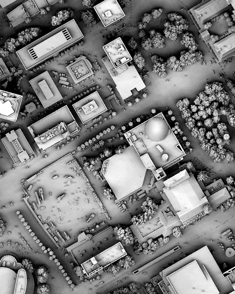 [OC] Fragments from my collection of very detailed shaded maps of cities