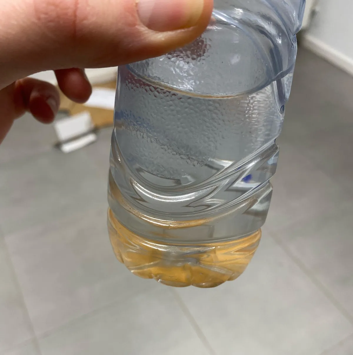 My colleague reused his plastic bottle every day for 4 years