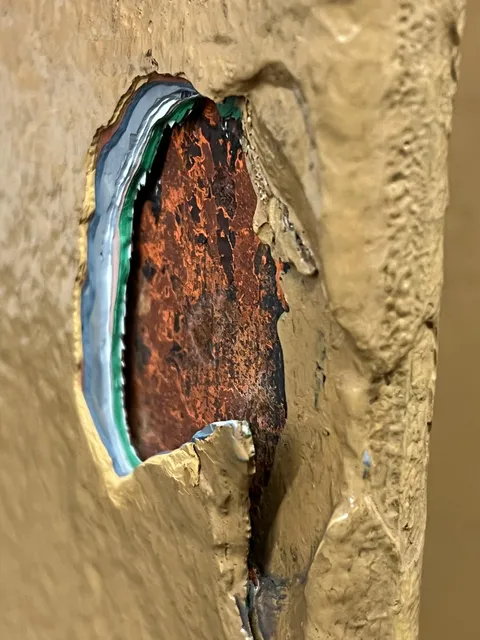 The amount of paint that these NYC poles have faced