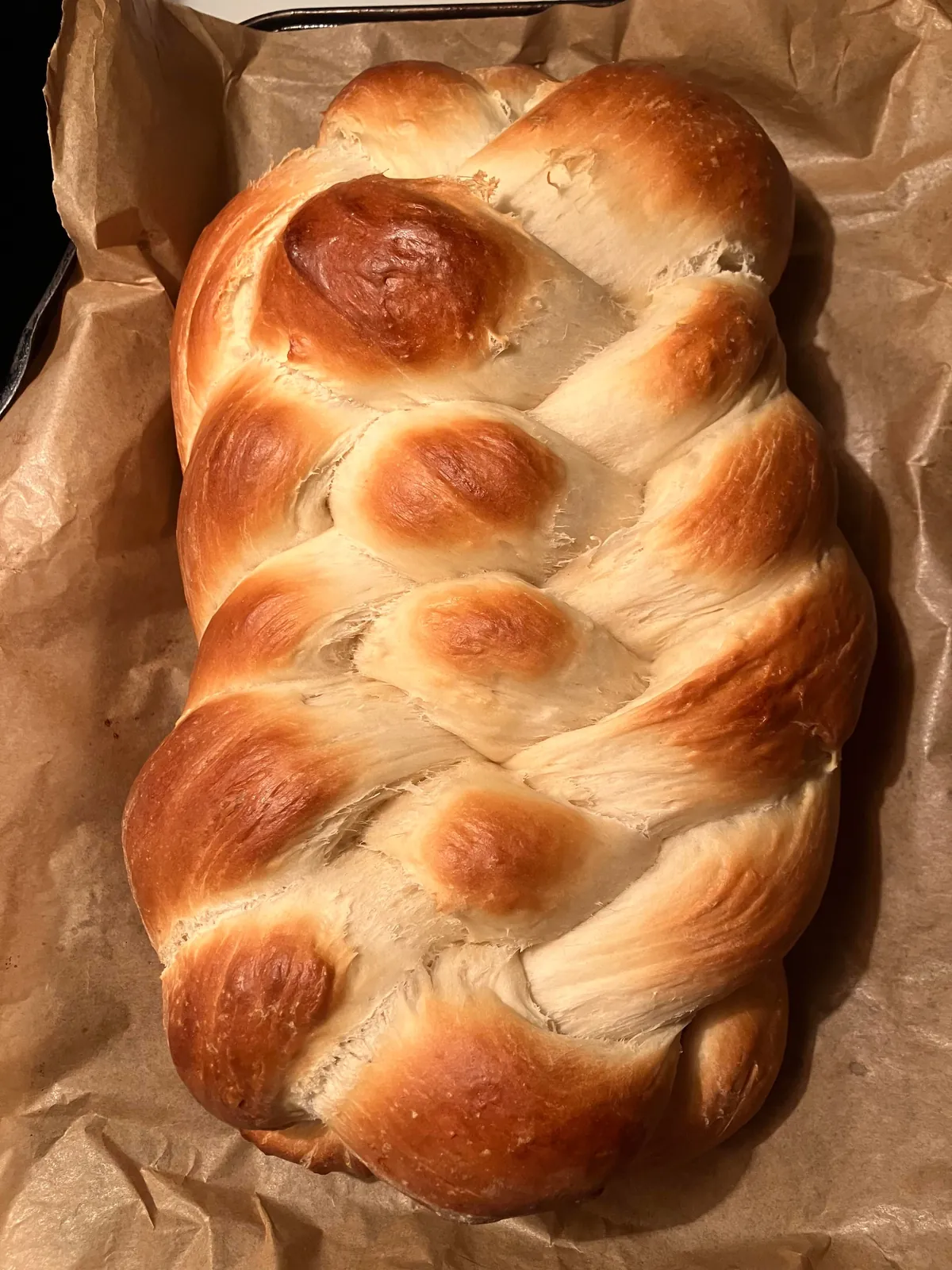 [homemade] my first attempt at challah for Rosh Hashanah