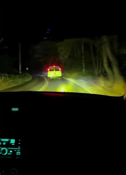 When someone's survival instincts kicked in...