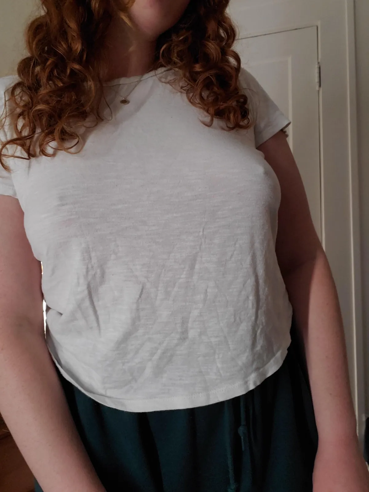 Not sure I can go braless in this top...