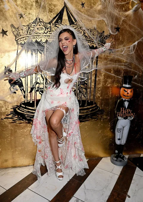 Victoria Justice at Love Zombie Halloween Party and Single Release in Los Angeles - October 21, 2025