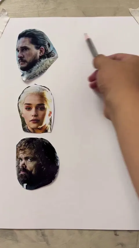 Creating portraits using the Loomis method