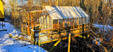Built a Greenhouse on a Deck Over my Creek: A Summer-Long DIY Adventure