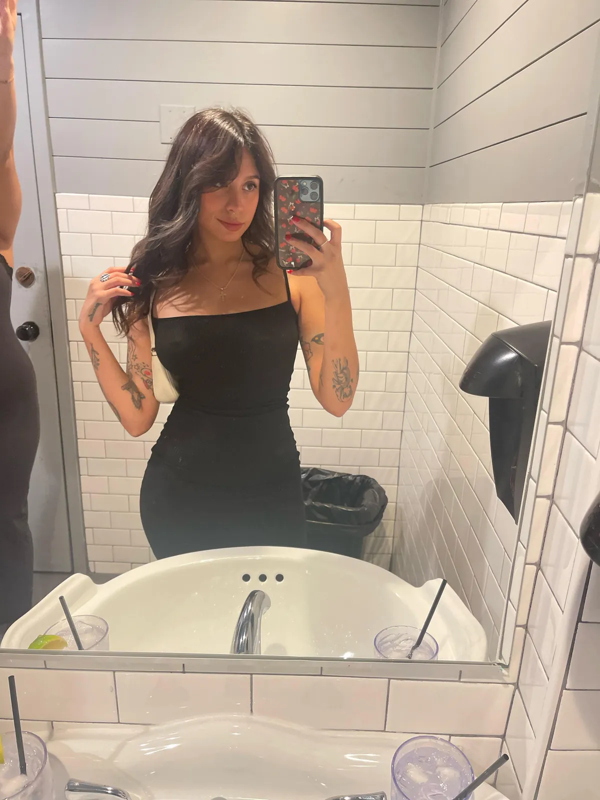 this dress hugs my curves 