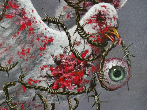 Hello friend. How do you think about my new painting?