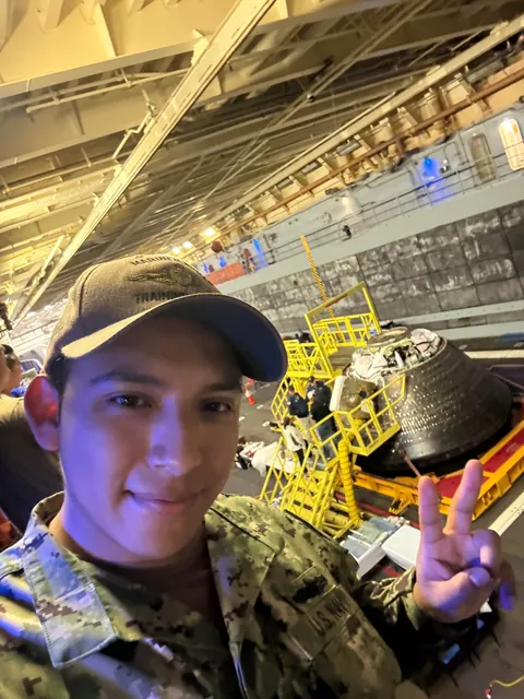 Some different angles of the capsule in USS John P. Murtha