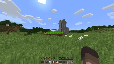 Quite possibly the smallest village in Minecraft! (1.8)