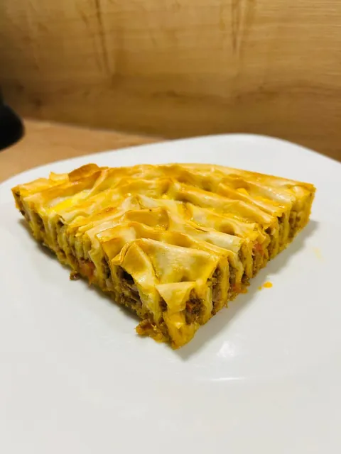 [Homemade] My wife made a börek with minced meat