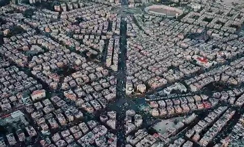 Real-life pictures of Damascus’s (Syria) architecture after the allowing of using drones in the city.