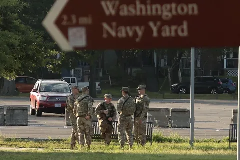 The national Guard in DC