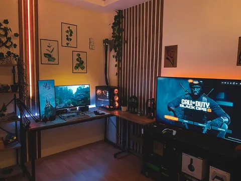 New console/entertainment area done