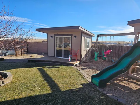 Built a playhouse for the grandkids 