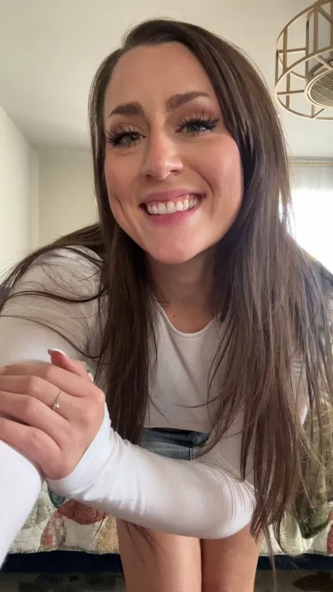 I think I look so innocent in this skirt...until I bend over