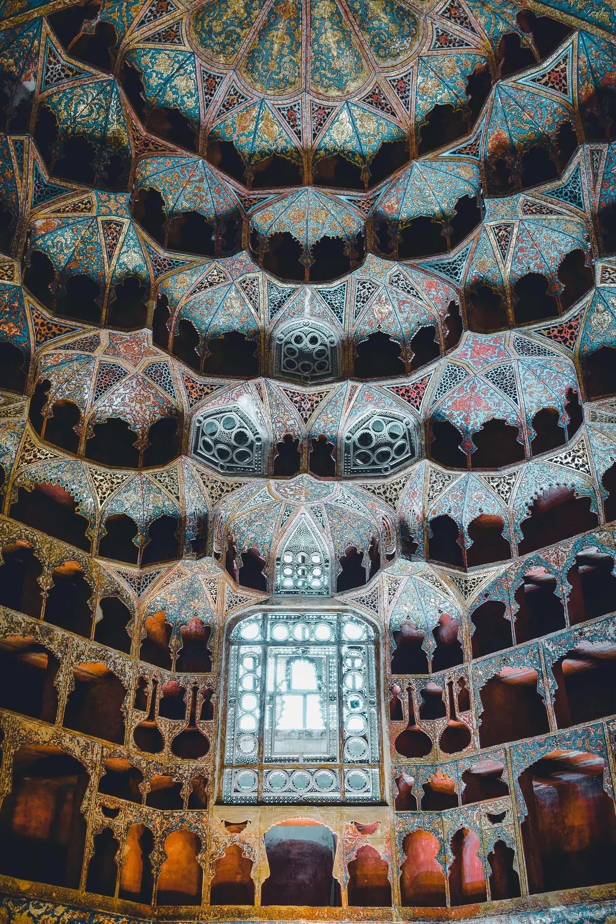 The music hall in Chehel Sotun palace, Iran