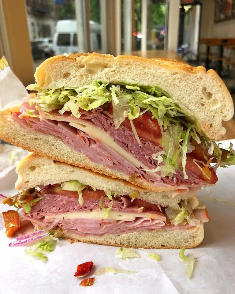 Italian Sandwich on Focaccia 