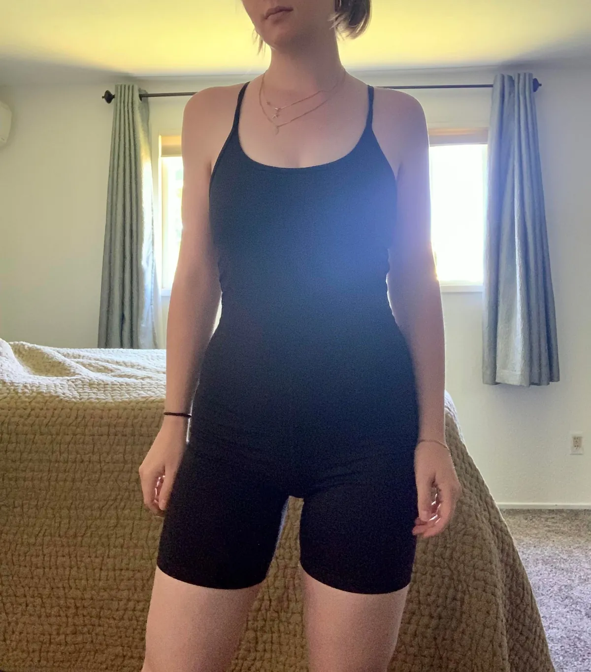 Swipe to see what I wear under my gym clothes [f]