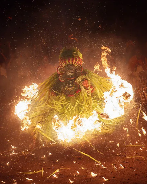 ITAP of an ancient ritualistic art form called Theyyam in Kerala, India