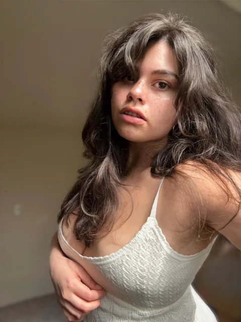 Freckled and in a sundress 