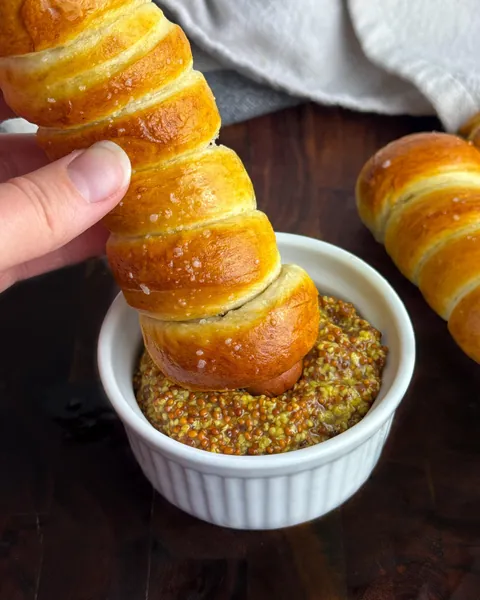 [Homemade] Pretzel Dogs