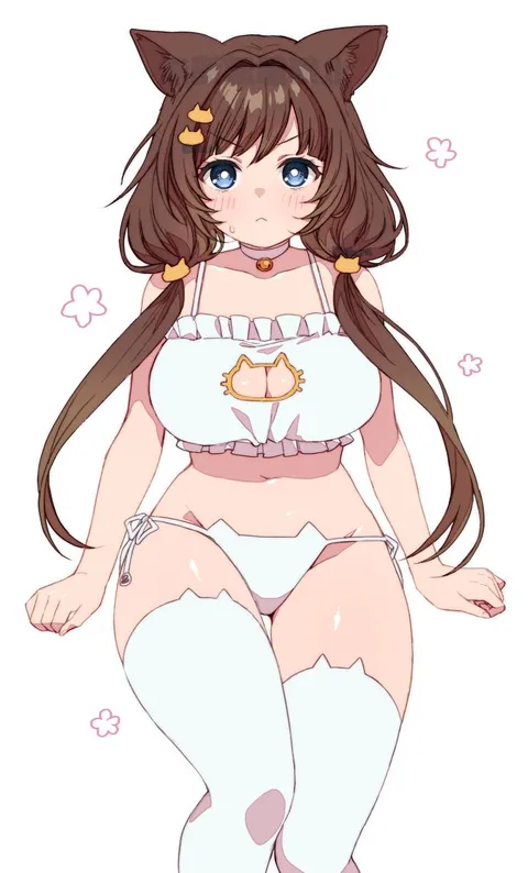 Raziel wears this cute kitty outfit